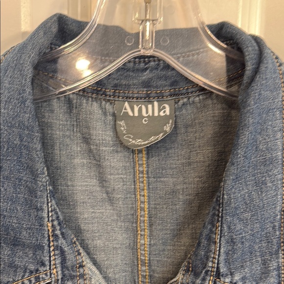 ARULA Classic Blue Denim Shirt, 3X - Picture 2 of 12